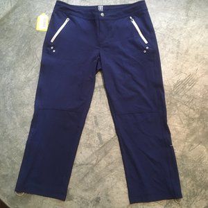 NWT Title Nine Capri Pants Blue Size 2